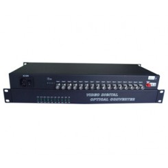 16-Channel Fiber Media Converter